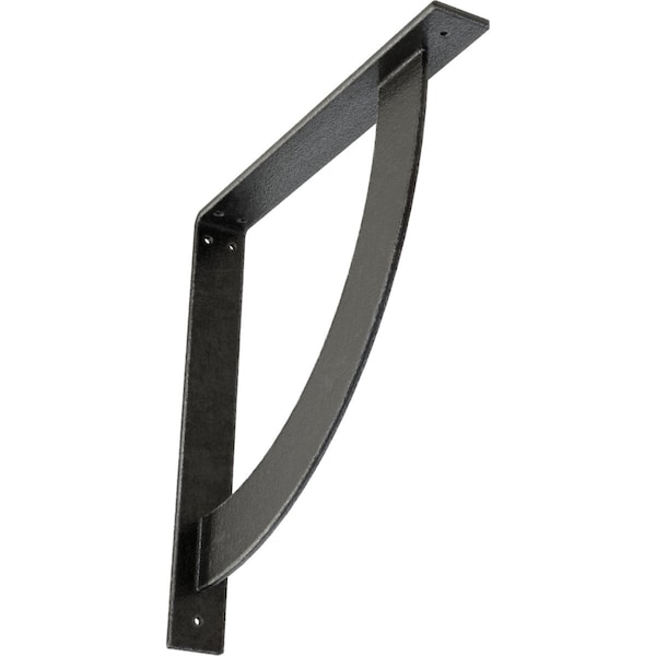 Ekena Millwork Bulwark Steel Bracket, Antiqued Pewter 2"W x 16"D x 16"H BKTM02X16X16BUAPW - main